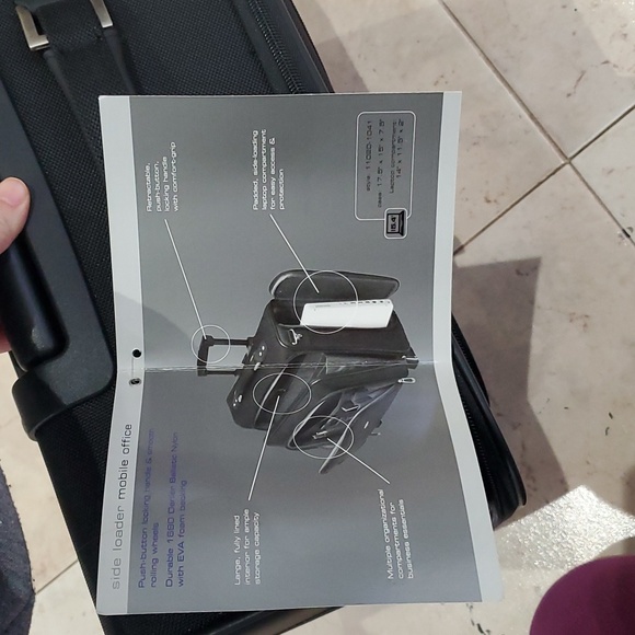 Samsonite Side Loader Mobile Office roller bag - Picture 8 of 9